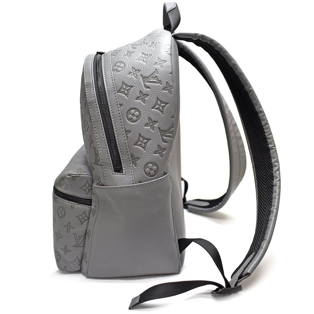 Louis Vuitton Backpack Monogram Gray Leather Calf… - image 2